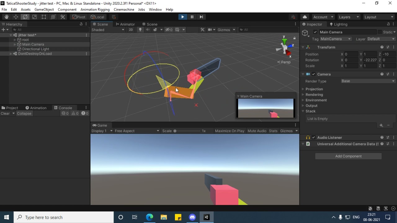 animation rigging two-bone IK slow target update - Questions & Answers ...
