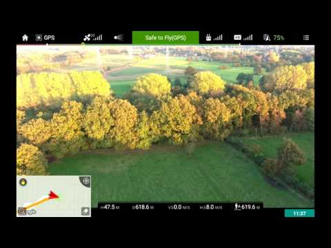 Quick penetration test with FPVLR antenna on Phantom 4