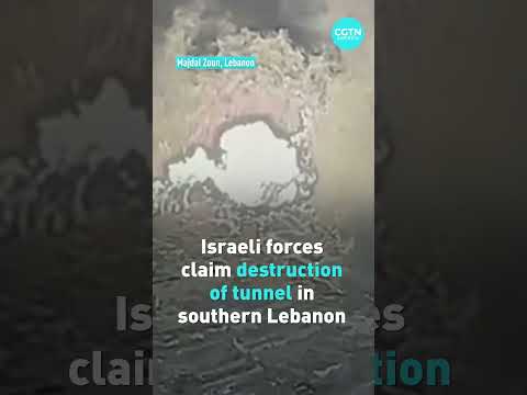 Israeli forces claim destruction of tunnel in southern Lebanon