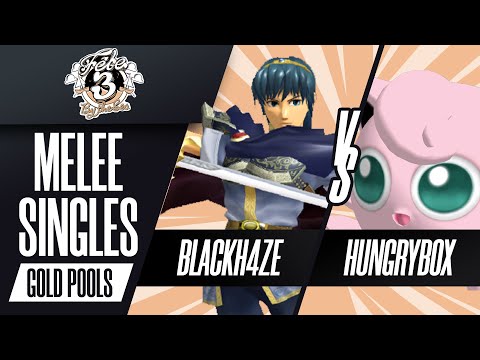 BlackH4ze (Marth) vs Hungrybox (Jigglypuff) - Melee Singles Gold Pools - Fête 3: By the Sea