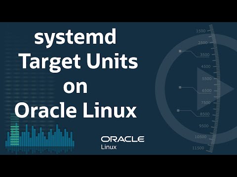 systemd Target Units on Oracle Linux