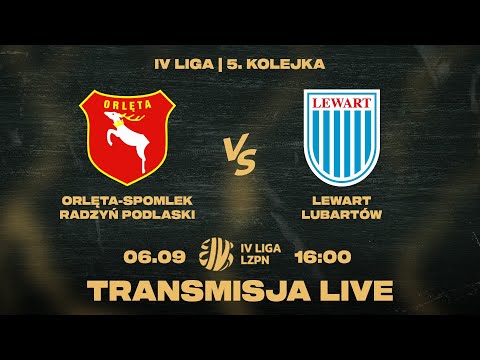 Zapis transmisji: Orlęta Radzyń Podlaski - Lewart Lubartów 2:1 #4liga | Sezon 2025/26