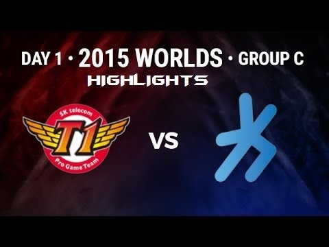 League Of Legends World 2015 SKT T1 vs H2K G1 Highlights