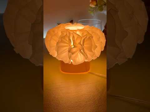 DIY modern paper lamp✨cute lampshade❤️