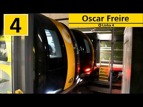 Metrô SP / Via Quatro | Trens na estação Oscar Freire