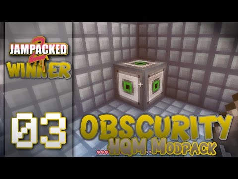 Minecraft - "OBSCURITY"- FTB -HQM - "Boxes in Boxes in Boxes!" - EP 03