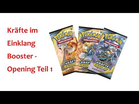 Pokemon Kräfte im Einklang - Booster Opening - Teil 1