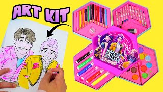 KPop Demon Hunters Art and Coloring Activities for Kids