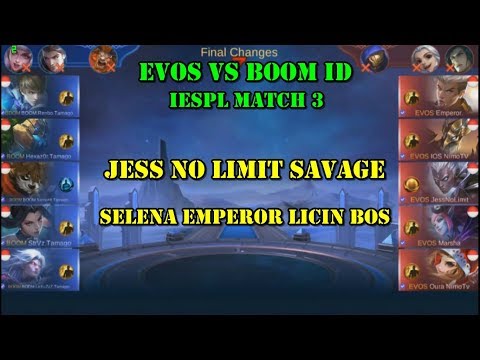EVOS VS BOOM ID IESPL MATCH 3 - Match Day 16