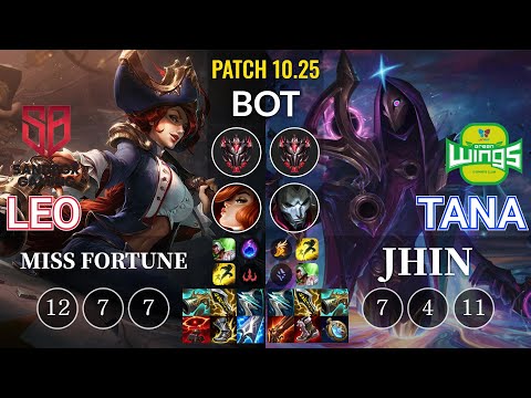 SB Leo Miss Fortune vs JAG TaNa Jhin Bot - KR Patch 10.25