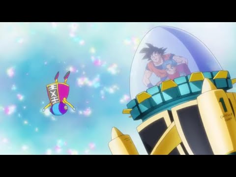 Goku brings Future Zeno to Zeno, Whis teaches Beerus how to eat crabs, Zeno kills Zamasu English Dub