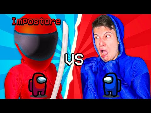 MATTI vs IMPOSTORE MISTERIOSO - AMONG US NELLA VITA REALE