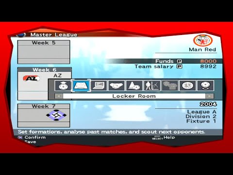 Pro Evolution Soccer 4 (PS2) Master League with Manchester United