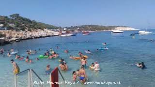 KIZLAR HAMAMI KOYU SİLİFKE MERSİN , NARLIKUYU AKYAR KOYU,NARLIKUYU KIZLAR HAMAMI