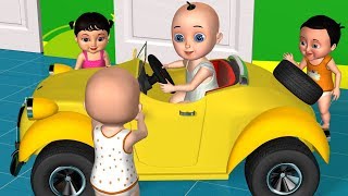 We are in the Car | Driving in My Car Song - 3D Nursery Rhymes & Kids Songs
