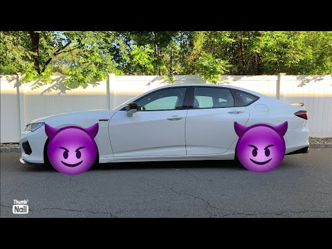 Tlx Type S swift lowering springs and new wheels!