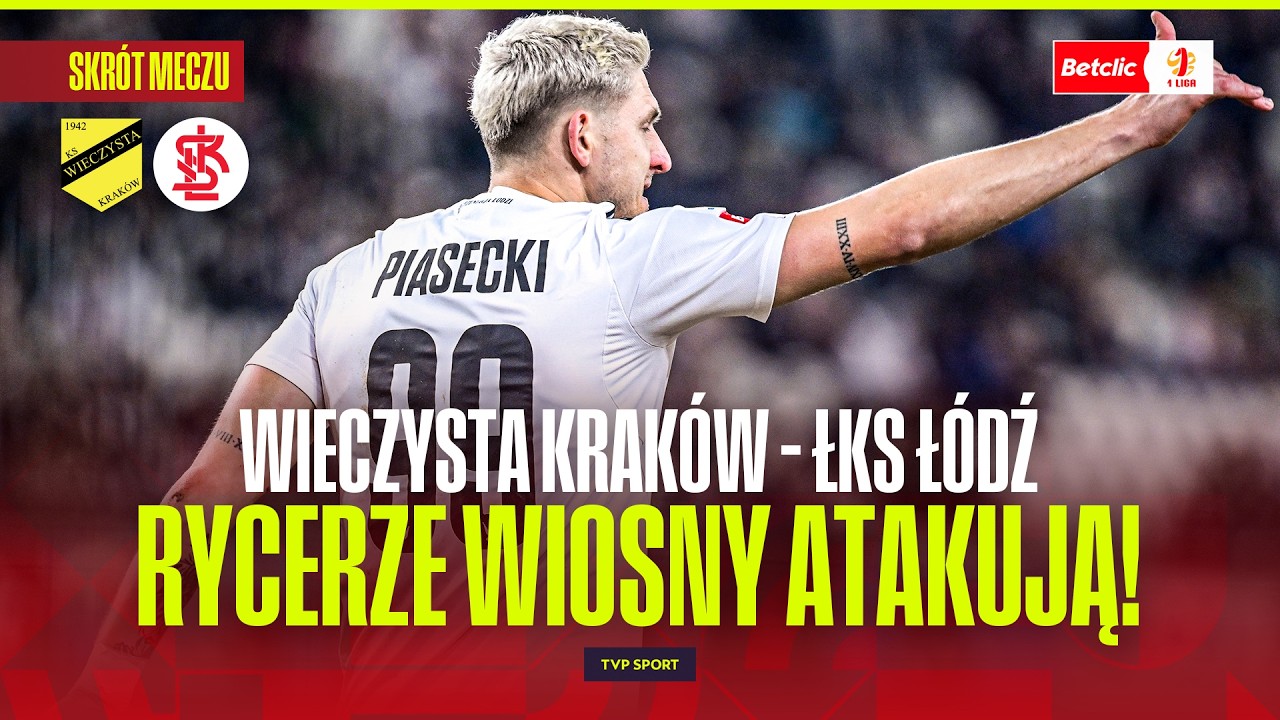 Wieczysta Kraków vs ŁKS Łódź Highlights