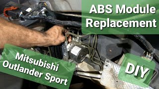2013 Outlander Sport ABS Module Replacement Mitsubishi ABS Light On C2116