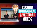 Record Horizontal Vertical Video AT THE SAME TIME Ecamm Live