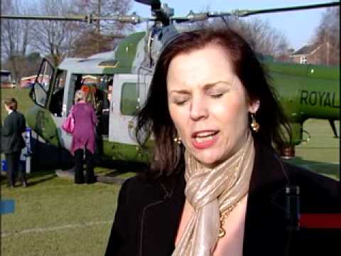 Helicopter at School