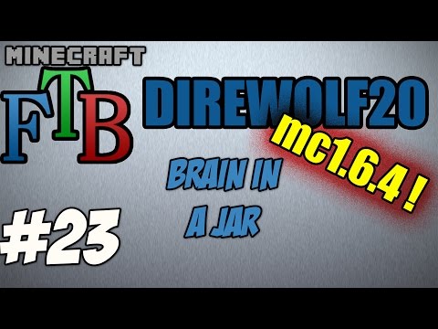 FTB Direwolf20 S02E23 - Brain In a Jar