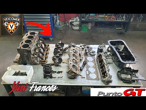 Motor Punto GT ABERTO PEÇA A PEÇA na VEICOMER...e Problema SERIO apareceu !!!!!!!