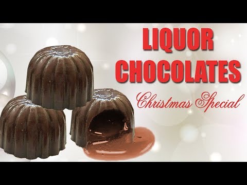 Christmas & New Year, Party Special recipe-Homemade liquor chocolate recipe,Whisky-filled-chocolate,