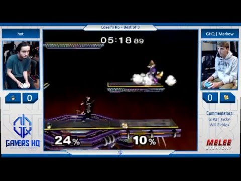 GHQ Weekly [4/10/16] - GHQ | Markow (Fox) vs. hot (Marth) - SSBM - Loser's R6