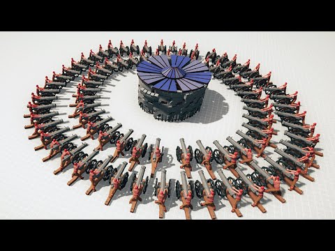 Insane SIEGE! FORTRESS vs EVERY RANGED ARMY - Totally Accurate Battle Simulator