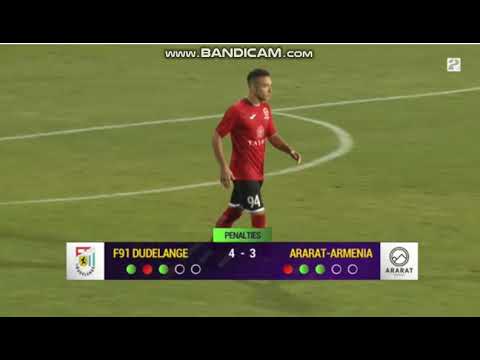 F91 Dudelange vs Ararat-Armenia All Penalty Kicks 5-4