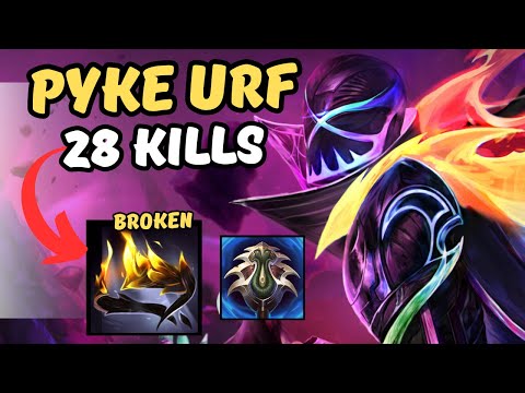 Pyke's Rampage: Hubris BROKEN  Item- 28 Kills URF 2024 EPISODE: 12
