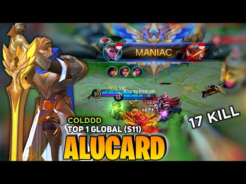 MANIAC! Alucard Lightborn Striker [ Top 1 Global Alucard S11 ] Colddd - Mobile Legends