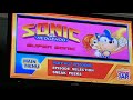 Sonic The Hedgehog Super Sonic DVD Menu Walkthrough