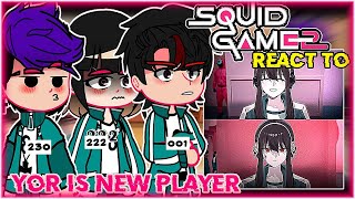 🇪🇸🇺🇸🇧🇷/ Squid Game  REACT to YOR as NEW player |SQUIDGAME 🦑💗| created by: rethwhite