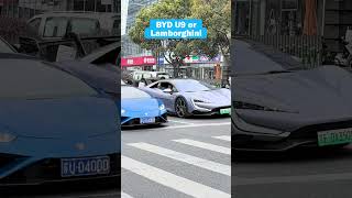 Download lagu Finally, she sat in the BYD U9😳😳#dreamcar #electriccar #lamborghini mp3