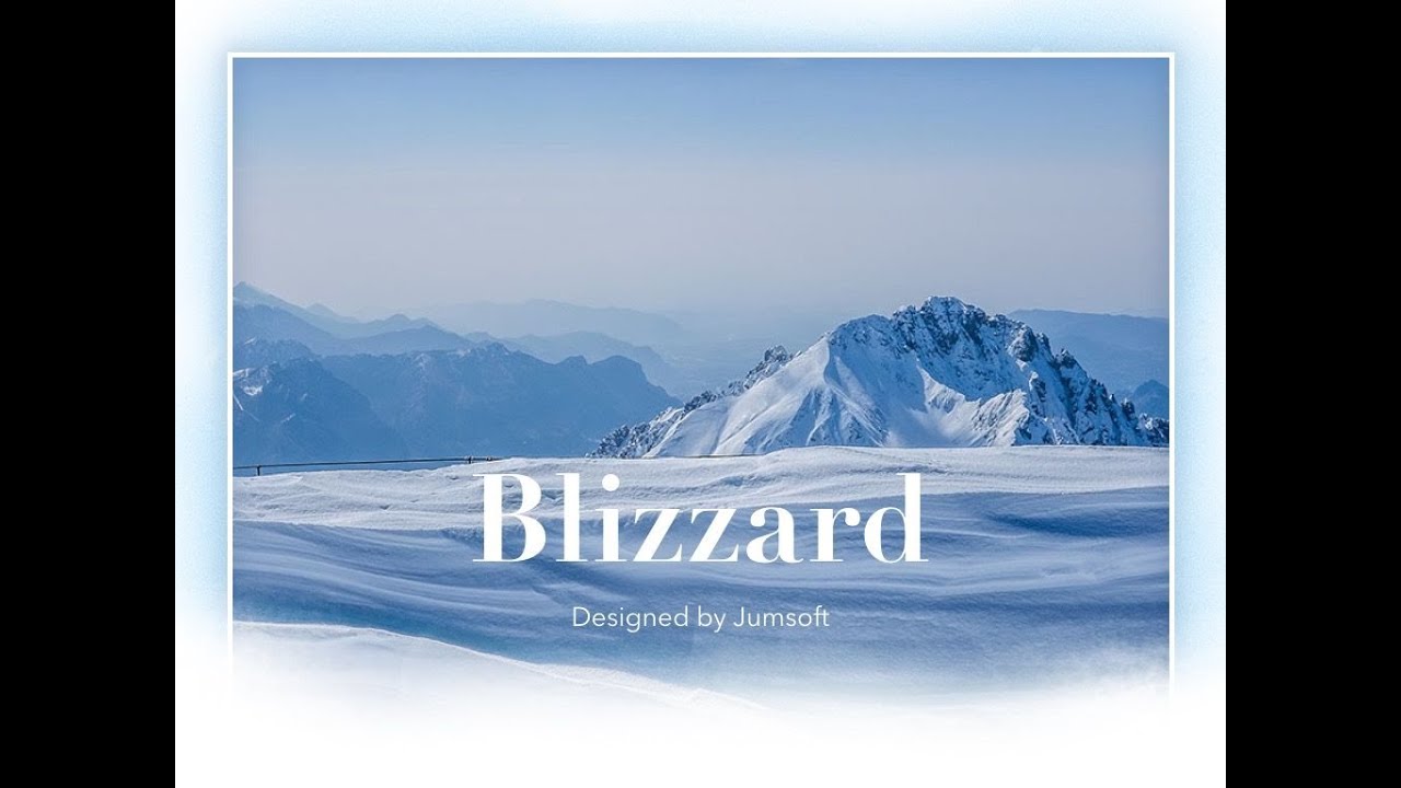 Blizzard PowerPoint Template