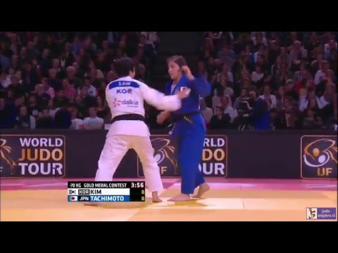 Judo 2016 Grand Slam Paris: Kim (KOR) - Tachimoto (JPN) [-70kg] final