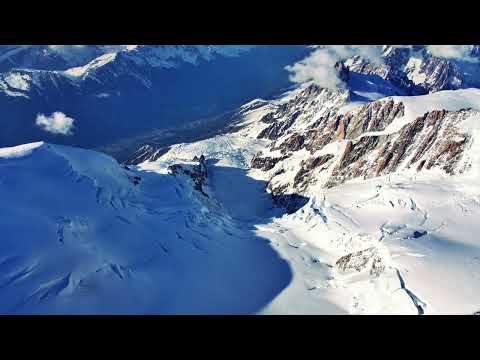 image : Carte postale : Mont Blanc vu du ciel