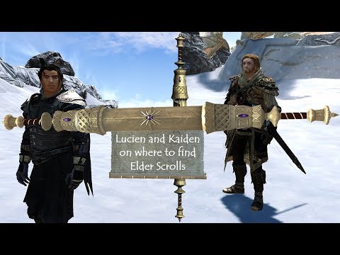 Lucien and Kaidan | Where to find an Elder Scroll