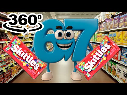 Skittles Meme SIX SEVEN 67 ITALIAN BRAINROT 360˚