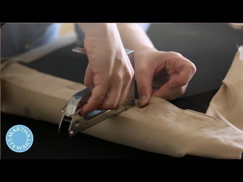 Ask Martha: How to Cover or Reupholster a Chair - Home How-To Series - Martha Stewart