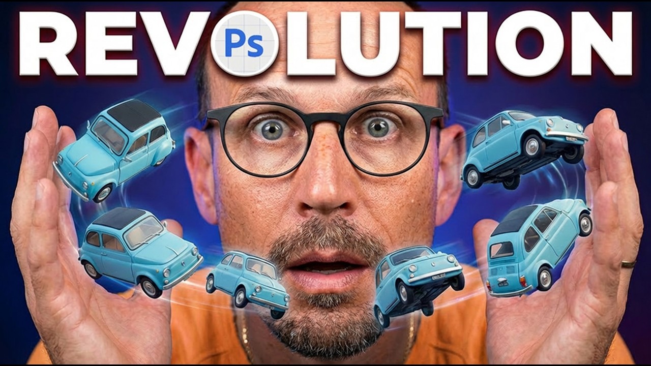 Rotation d'objets dans Photoshop Beta : c'est une Révolution 😁 !!
