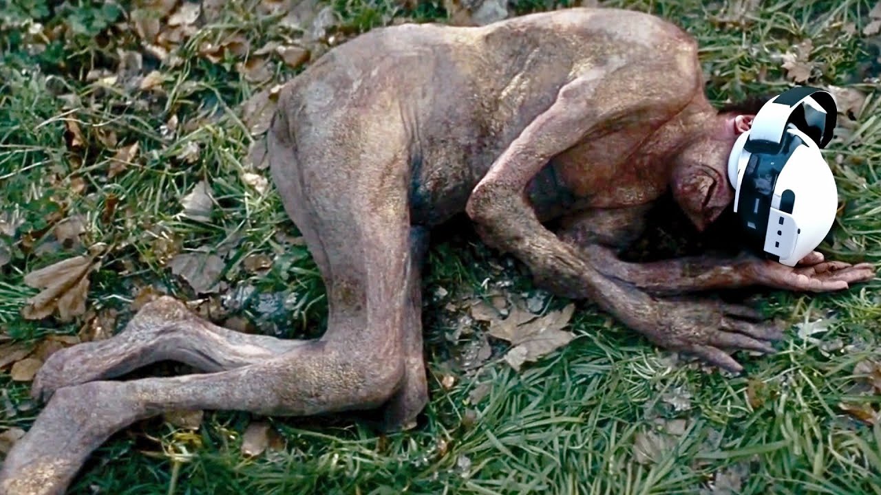 Man Is Unaware That The VR Game He's Playing Is Impacting Real Life