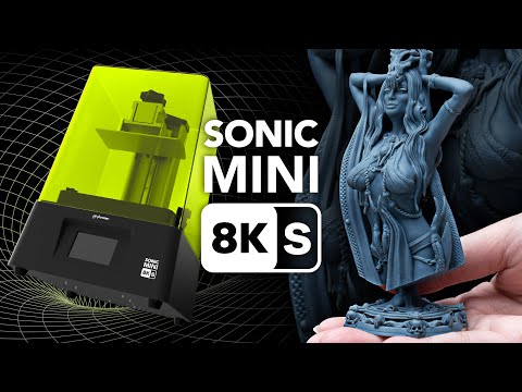 Sonic Mini 8K S 3D Printer - For those who just want to create- Buy Now!
