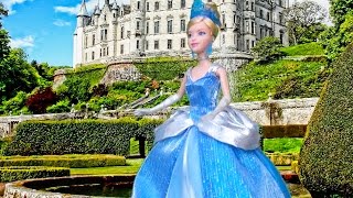 Barbie Fairytales | Cinderella Story with Toys and Dolls | Family Fun Videos - Princess
