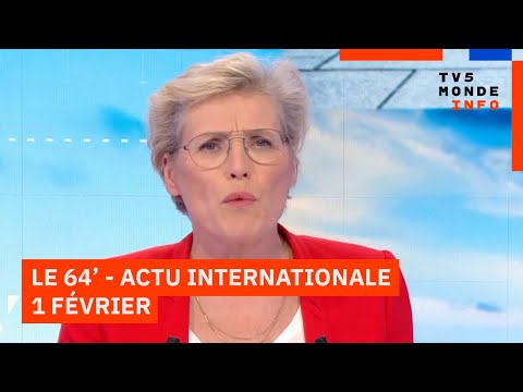 Le 64' - L'actualité internationale du dimanche 1 février 2026 - TV5MONDE
