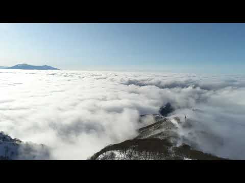 野沢温泉スキー場山頂からの雲海