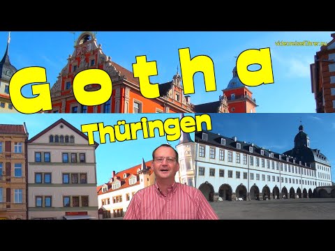 Gotha😃👑👍🏰barocke Residenzstadt in Thüringen.Schloss Friedenstein-Touristinformation*Video+sights