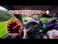 Opel Astra H POV Aggressive Overtakes Rev Matches Sounds Inside