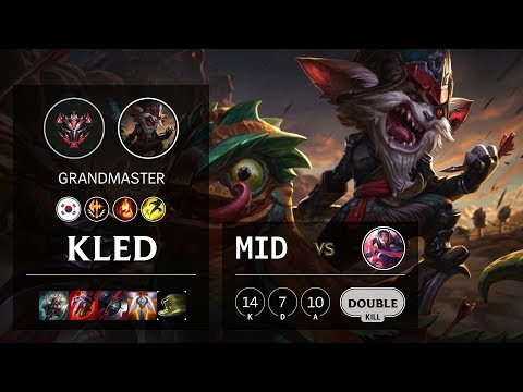 Kled Mid vs Irelia - KR Grandmaster Patch 10.9